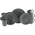 Produktbild: Creatable Kombiservice, Anthrazit, Keramik, 16-teilig, 300 ml, Essen & Trinken, Geschirr, Geschirr-Sets, Kombiservice