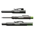Produktbild: Tracer Tieflochmarker Bleistift mit 6x Ersatzminen und dazugehörigem Seitenhalter. Tischler Bleistift/Tiefenlochmarker