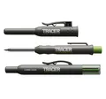 Produktbild: TRACER Tieflochmarker Bleistift mit 6x Ersatzminen und dazugehörigem Seitenhalte