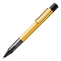 Produktbild: LAMY 1235509 AL-star Kugelschreiber 299 – Kuli aus Aluminium in der Farbe Gold/Schwarz mit ergonomischem Griff und transparentem Griffstück – Mit Großraummine – Strichbreite M