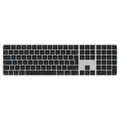 Produktbild: Apple Magic Keyboard mit Touch ID DE MXK83D/A für Mac Modelle mit Apple Chip Ziffernblock, silb./schw., QWERTZ, USB-C