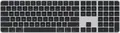 Produktbild: Apple Magic Keyboard mit Ziffernblock und Touch ID (2024) Schwarz QWERTZ MXK83D/A