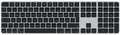 Produktbild: Apple Magic Keyboard 2024 mit Touch ID, schwarze Tasten - GER