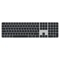 Produktbild: Apple Magic Keyboard mit Touch ID und Ziffern­block, Deutsch, schwarze Tasten
