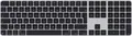 Produktbild: Apple Magic Keyboard schwarz mit Touch ID & Ziffernblock, schwarze Tasten OVP