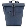 Produktbild: reisenthel Tagesrucksack Rucksack mit Laptopfach Rolltop Backpack 22L Herringbone Dark Blue dunkelblau - Dunkelblau