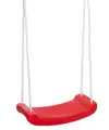 Produktbild: Kunststoff-Schaukel 42x16cm bis 60kg 10mm Polyseil rot verstellbar bis ca. 180cm