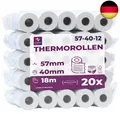 Produktbild: Ec-Cash Thermorollen 57mm x 18m x 12mm - Kassenrollen - Thermopapier -