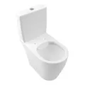 Produktbild: V&B Tiefspül-WC-Kombi AVENTO 37x64cm, D-Flush, bodensteh., st. wh. C+