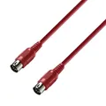Produktbild: Adam Hall K3 MIDI 0075 RED Midikabel 0,75m, Rot