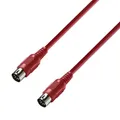 Produktbild: Adam Hall Cables Konfektioniert rot, Kabel 0,75 m-male-DIN 5-Pol 250106-0001