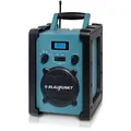 Produktbild: Blaupunkt BSR 20 Baustellenradio mit Akku – Tragbares Radio mit Bluetooth robust (AUX-IN, 5 Watt RMS, Schutzklasse IPX5)