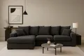 Produktbild: Kaiser Möbel Ecksofa Sofa L-form, Couch L-form Gabon stoff Zoom Ottomane