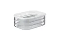 Produktbild: Mepal Vorratsdose Kühlschrankdosen-Set Modula Aufschnitt 550 ml, 3-teilig, Styrol-Acrylnitril (SAN), Polyethylen (PE), ideal zum Aufbewahren von Wust und Käse