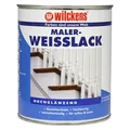 Produktbild: Kunstharzfarbe Kunstharzbasis Maler Weißlack Holz & Metall Hochglanz Weiß 375ml