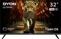 Produktbild: Dyon Ultimax 32H-TI-W LED-TV 80 cm 32 Zoll EEK F (A - G) DVB-C, DVB-S2, DVB-T, DVB-T2, HD ready, Smart TV, WLAN Schwarz