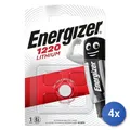 Produktbild: 4x Energizer CR 1220 Batterie Für Haushalt 15183 7638900411522