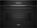 Produktbild: Siemens CM724G1B1 - iQ700 Backofen mit Mikrowelle mit 5 Jahre Garantie, Schwarz/Edelstahl, 2D Heissluft, Grillfunktion, 60 x 45 cm