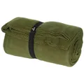 Produktbild: Fleece-Decke von MFH oliv flauschig inkl. Beutel Ausflug Garten Auto Camping