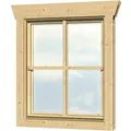 Produktbild: Skan Holz Einzelfenster BxH 57,5 x 70,5 cm Anschlag rechts für 45 mm Häuser