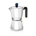 Produktbild: MONIX Induction Express | Italienische Induktionskaffeemaschine, Aluminium, 6 Ta