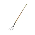 Produktbild: Heugabel Streugabel 3 Zinken Ballengabel Heuforke mit Stiel 135cm Forke 26x20 cm
