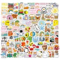 Produktbild: 200 Stück Aesthetic Sticker Bomb Set, Cute VSCO Aufkleber Graffiti Vinyl Decals für Mädchen Erwachsene Scrapbook Journal Laptop Koffer Skateboard Fahrrad Gitarre MacBook iPad (Aesthetic)