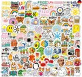 Produktbild: 200 Stück Aesthetic Sticker Bomb Set, Cute VSCO Aufkleber Graffiti Vinyl Decals 