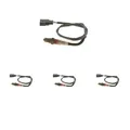Produktbild: 4 x Lambdasonde BOSCH für AUDI, CADILLAC, CHEVROLET, SEAT, SKODA, VW A4