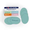 Produktbild: magnetoplan Moderationskarten, oval | BxH 190 x 110mm | 500 Stück | Kommunikationskarten in Blau | Für Meetings und Präsentationen | FSC-zertifiziert und kunststofffrei verpackt