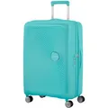 Produktbild: AmericanTourister Reisekoffer Soundbox Spinner exp. poolblau, Hartschale, 4 Rollen, 71,5 Liter, 46,5 x 67 x 29cm