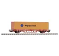Produktbild: PIKO Güterwagen H0 Containertragwagen 57700