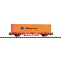 Produktbild: PIKO - H0 Containertragwagen DB AG V 1x40' Container Hapag-Lloyd
