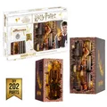 Produktbild: Tiny Adventures Harry Potter Diagon Alley Winkelgasse mit LED Holzbausatz Puzzle