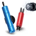 Produktbild: Sosayet 2 In 1 Gurtschneider Notfallhammer - 2 Stück Hammerdex Glasbrecher - Notfallhammer Auto mit Gurtschneider - Aufgerüstet Emergency Rescue Tool - Sicherheitshammer Auto fürs Bus, PKW (Rot+Blau)