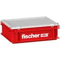 Produktbild: fischer Handwerkerkoffer klein, der robuste und geräumige Werkzeugkoffer für professionelle Handwerker und passionierte Heimwerker, ideal zur sicheren Aufbewahrung und Organisation von Werkzeugen