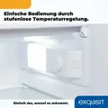 Produktbild: Exquisit Kühlschrank KS16-4-HE-040E inoxlook | 109 l Nutzinhalt | Edelstahloptik