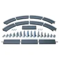 Produktbild: FALLER Auf- & Abfahrt kpl. Modellbausatz mit 123 Einzelteilen R=437,5mm, 30°, 188 x 71mm I Modelleisenbahn Zubehör H0 I Modelleisenbahn H0 Gleisbetten