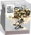 Produktbild: ECD Germany LED Lichterkette für Weihnachten mit 480 LEDs 36m, Warmweiß, für den Innen- und Außenbereich IP44 Weihnachtsbeleuchtung für Weihnachtsbaum