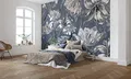 Produktbild: Komar Vlies Fototapete Merian Blue - Größe: 350 x 250 cm - 7 Bahnen, Bahnbreite 50 cm - Blumen, Blumenmotiv, Schlafzimmer, Tapete, Designtapete - X7-1041