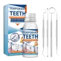 Produktbild: Zahn Reparatur Set Zahnfüllung Zahnzement mit 4 Dentalwerkzeugen zum Reparieren Fehlender Gebrochener und Großer Zahnlücken Einfach Zu Verwenden