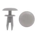 Produktbild: sourcing map Auto Befestigung Clips Halteklammern Stoßstangen 8mm Loch Türverkleidung Clips Plastikklips Set Grau 50 Stück