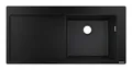 Produktbild: Hansgrohe S51 Einbauspüle S514-F450 mit Abtropffläche links - Graphitschwarz - 43314170
