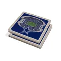 Produktbild: Dallas Cowboys NFL YouTheFan Untersetzer 3D Stadium View 2er Set Fanshop Tisch