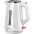 Produktbild: Bosch Wasserkocher TWK1M121 Weiss 1.7L 2400W Matt Kalkfilter Einhandbedienung
