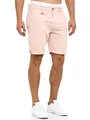 Produktbild: Indicode Herren Cuba Chino Shorts mit 5 Taschen aus Baumwollgemisch | Bermuda Sommershorts für Männer Cameo Rose, M