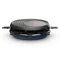 Produktbild: Tefal RE3104 RACLETTE 3IN1 8 Pfännchen rund mit Crêpesplatte / Grillplatte