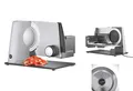 Produktbild: Graef E 32020 Elektro 170 W Metall grau Aufschnittmaschine Allesschneider, Metall, Grau, 237 mm, 343 mm, 252 mm, 393 mm)