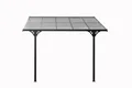 Produktbild: WESTMANN Terrassendach Bruce, BxT: 313x300 cm, Bedachung Doppelstegplatten, Rahmen aus pulverbeschichtetem Aluminium, schwarz