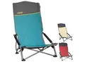 Produktbild: UQUIP Strandstuhl Sandy XL Campingstuhl Faltstuhl Klappstuhl Stahl Faltbar 120kg Farbe: Blue/grey